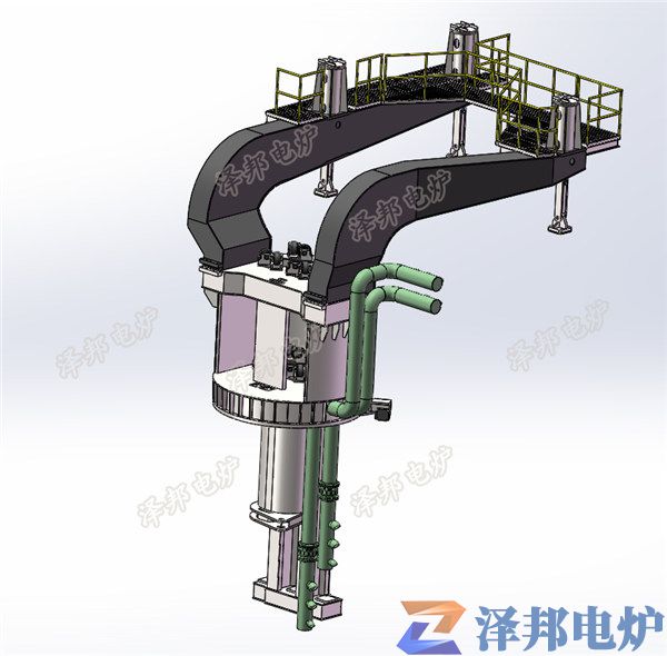 爐蓋提升和旋轉(zhuǎn)機構(gòu)
